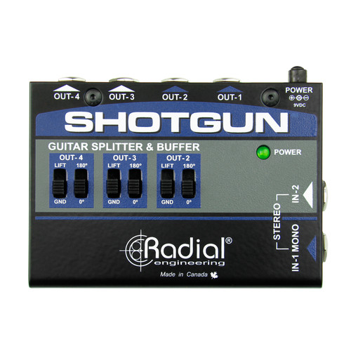 Radial shotgun channel - shotgun, 4-channel